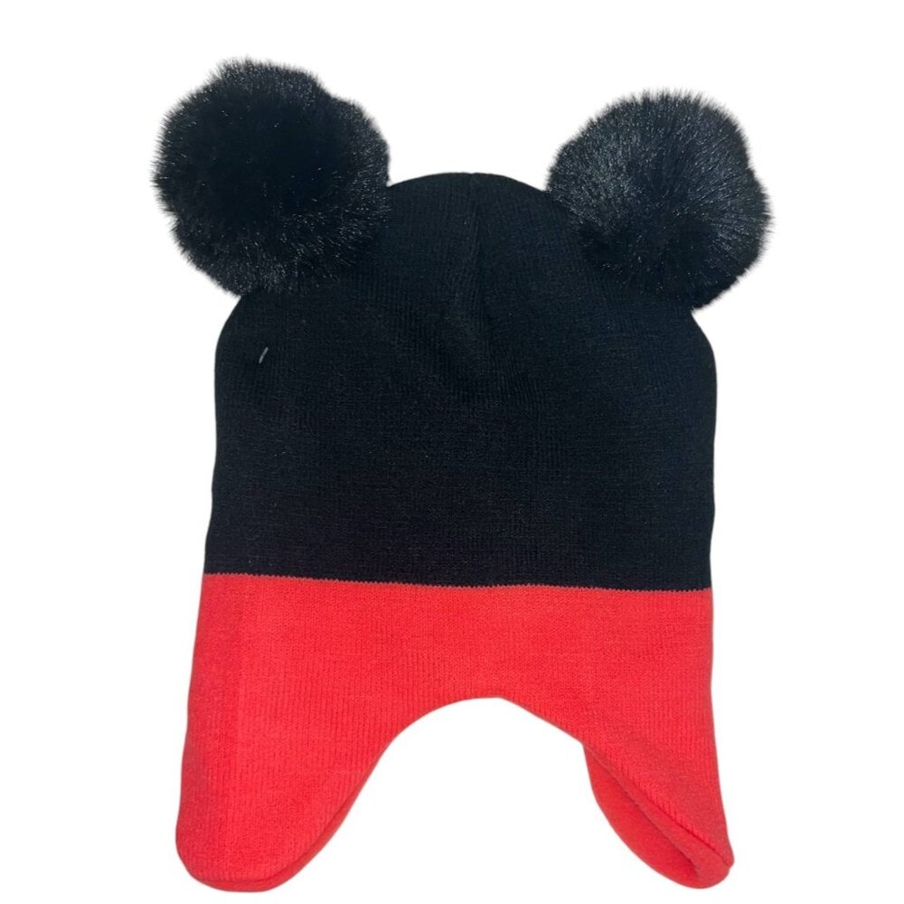 Disney's 100th Anniversary Toddler Pom Poms and Bow Hat and Glove Set - Picture 2 of 3